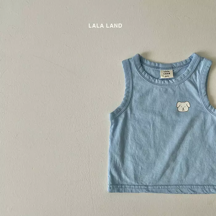 Lalaland - Korean Baby Fashion - #babyfashion - Bebe Mini Puppy Sleeveless - 6