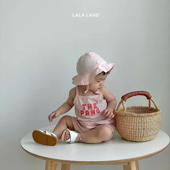 Lalaland - Korean Baby Fashion - #babyfever - Bebe Pang Sleeveless - 9