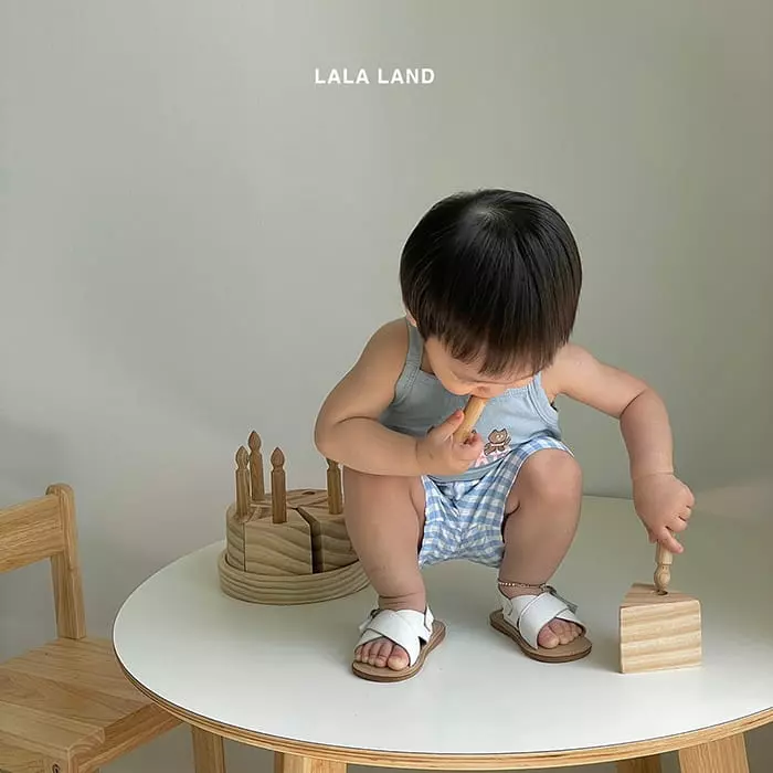 Lalaland - Korean Baby Fashion - #babyfever - Bebe ABC Sleeveless - 8