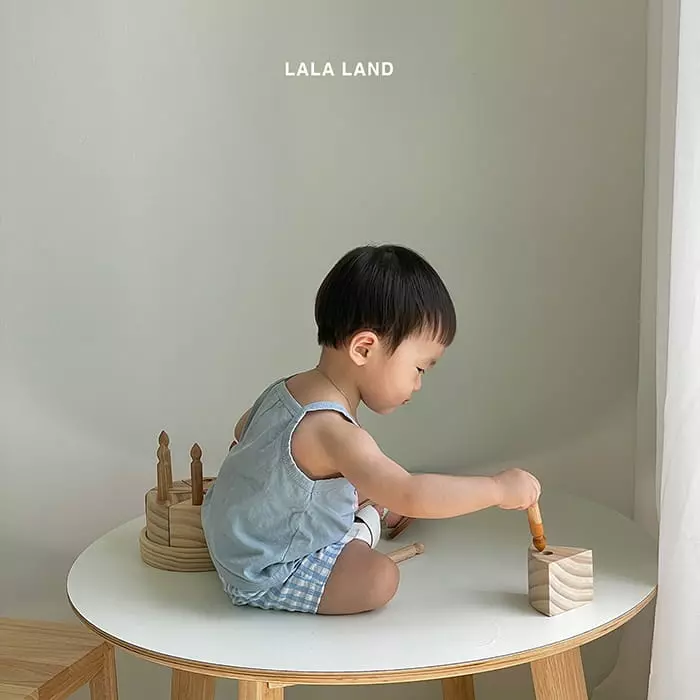 Lalaland - Korean Baby Fashion - #babygirlfashion - Bebe ABC Sleeveless - 9