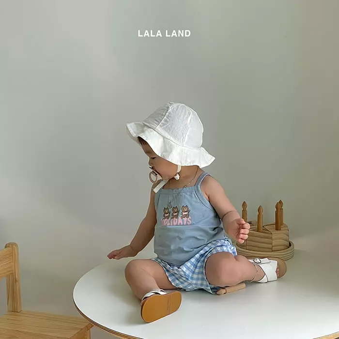 Lalaland - Korean Baby Fashion - #babyoninstagram - Bebe ABC Sleeveless - 11