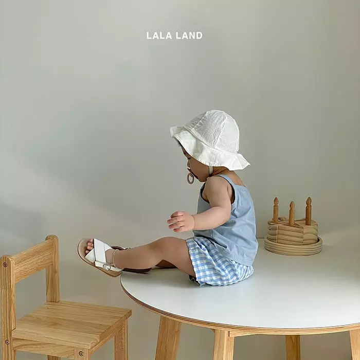 Lalaland - Korean Baby Fashion - #babyootd - Bebe ABC Sleeveless - 12