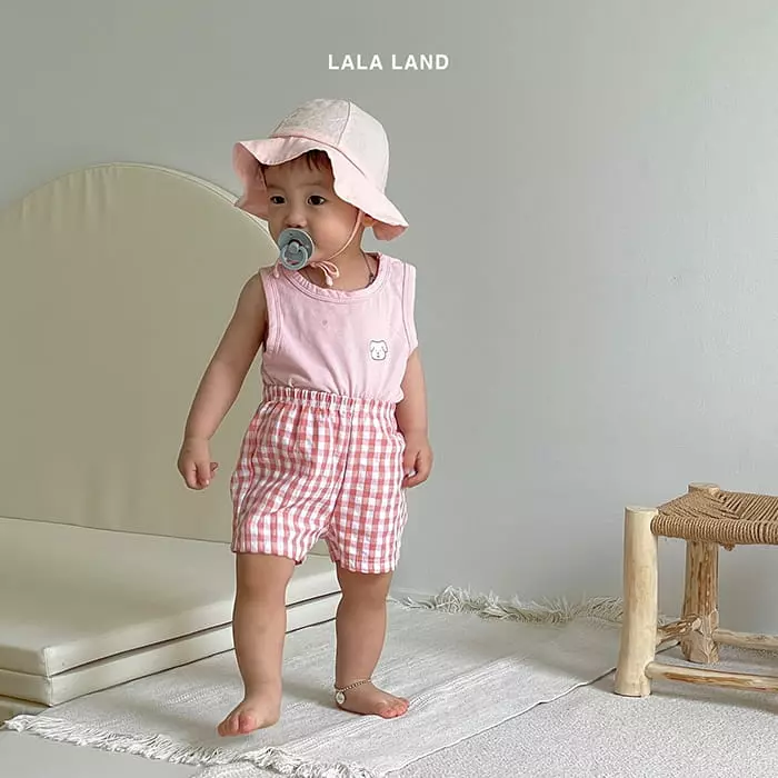 Lalaland - Korean Baby Fashion - #babyootd - Bebe Mini Puppy Sleeveless - 11