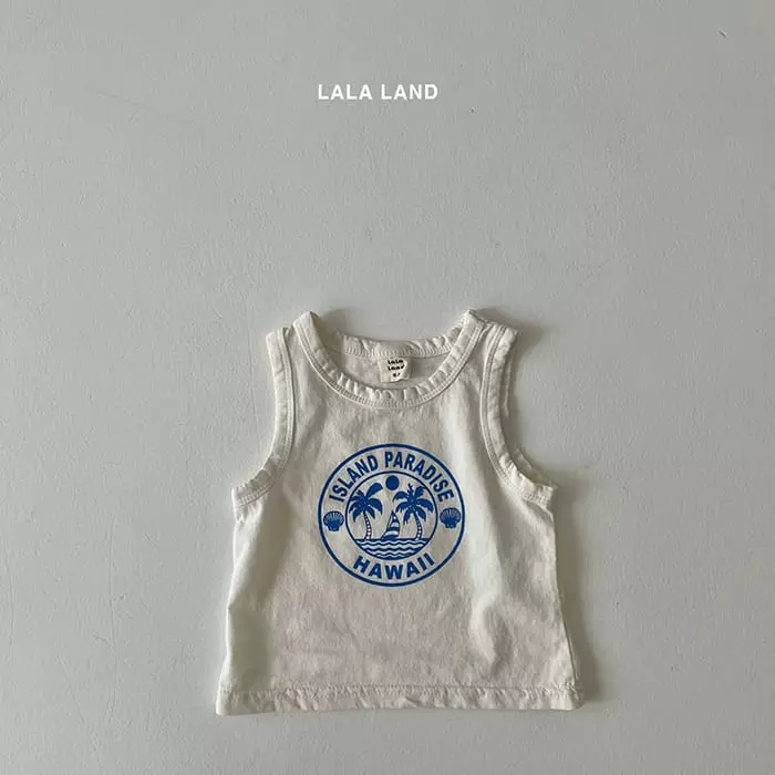 Lalaland - Korean Baby Fashion - #babyoutfit - Bebe Palm Top Bottom Set - 5