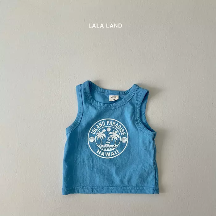 Lalaland - Korean Baby Fashion - #babyoutfit - Bebe Palm Top Bottom Set - 6