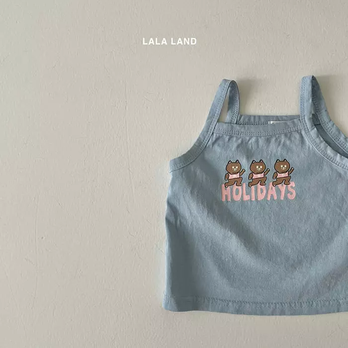 Lalaland - Korean Baby Fashion - #onlinebabyshop - Bebe ABC Sleeveless - 2