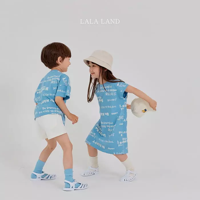 Lalaland - Korean Children Fashion - #Kfashion4kids - Lettering Tee - 11