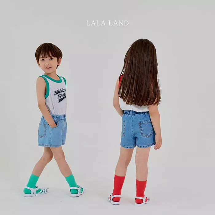 Lalaland - Korean Children Fashion - #childofig - Michigan Color Sleeveless - 8