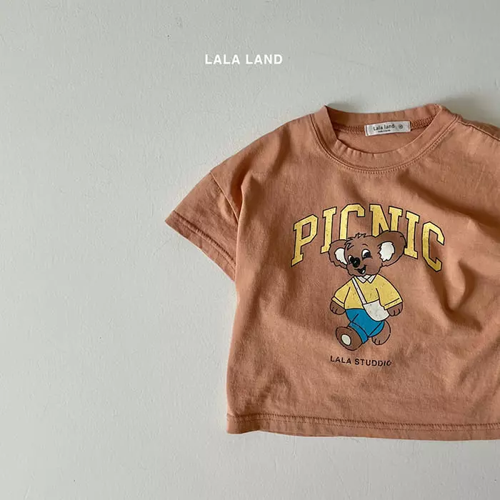 Lalaland - Korean Children Fashion - #stylishchildhood - Picnic Tee - 4