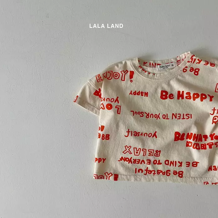 Lalaland - Korean Children Fashion - #childofig - Lettering Tee - 3