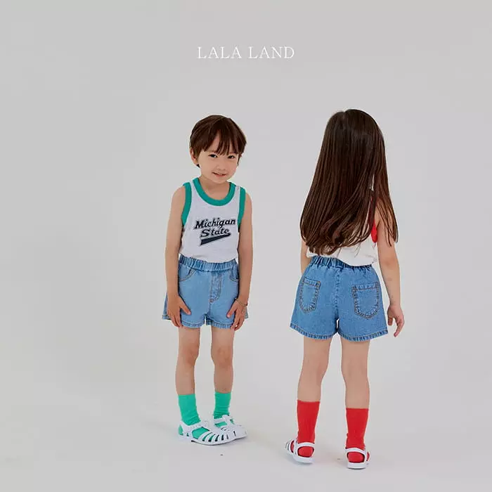 Lalaland - Korean Children Fashion - #childrensboutique - Michigan Color Sleeveless - 9