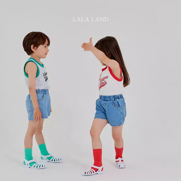 Lalaland - Korean Children Fashion - #designkidswear - Michigan Color Sleeveless - 10