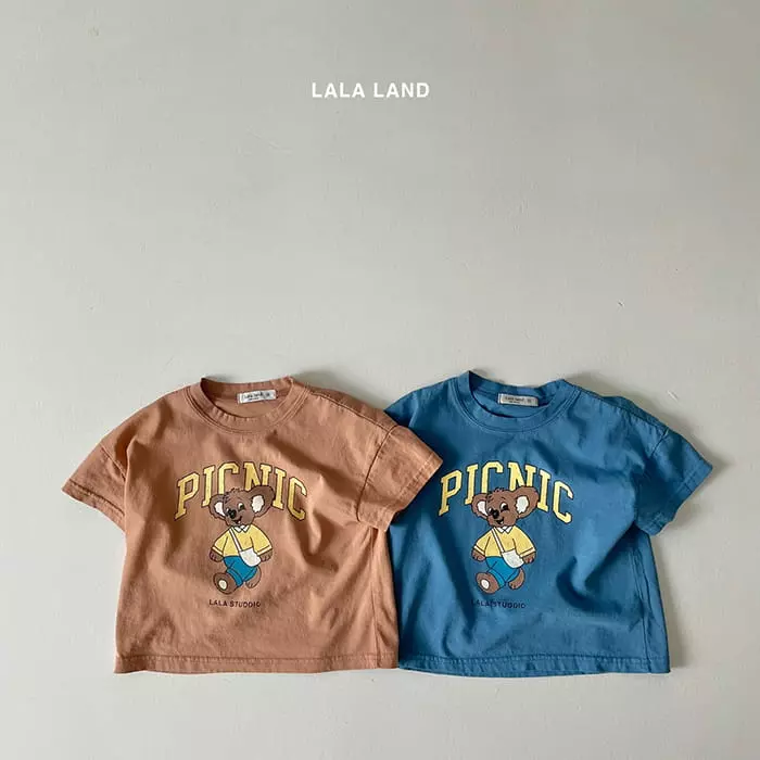 Lalaland - Korean Children Fashion - #designkidswear - Picnic Tee - 6