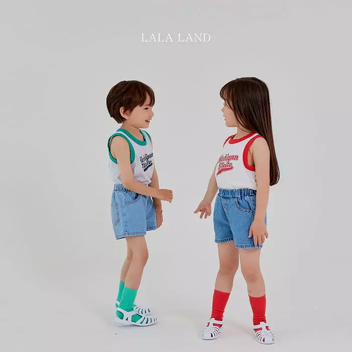 Lalaland - Korean Children Fashion - #fashionkids - Michigan Color Sleeveless - 12