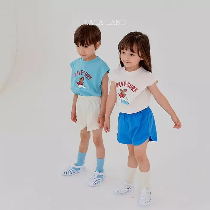 Lalaland - Korean Children Fashion - #kidsshorts - Wave Dunk Sleeveless - 12