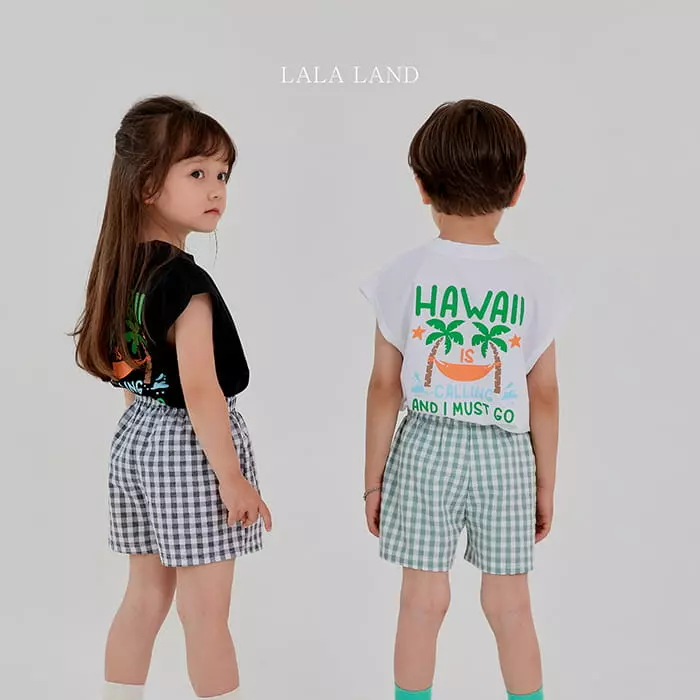 Lalaland - Korean Children Fashion - #kidsshorts - Hawaii Dunk Sleeveless - 11