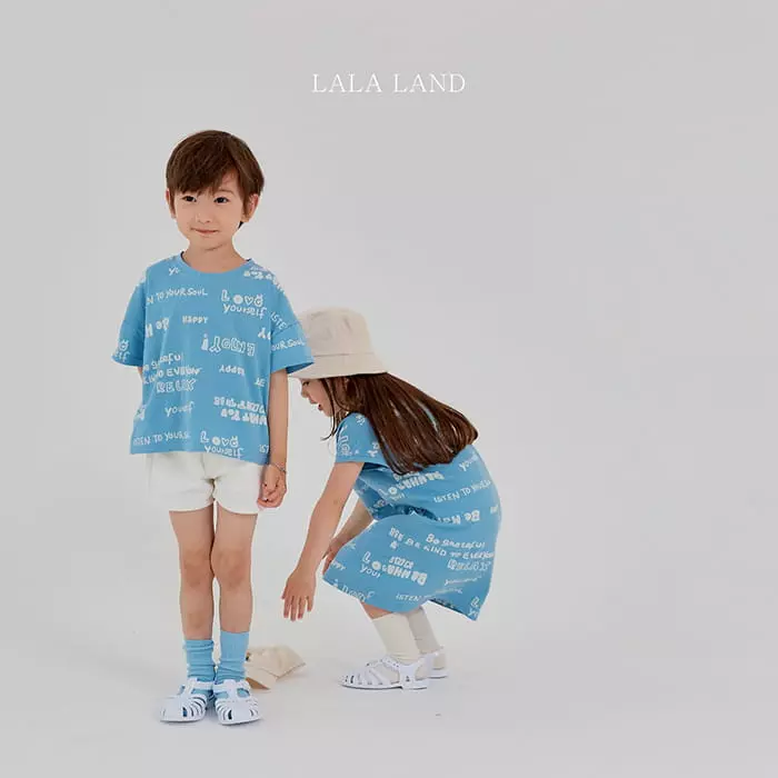Lalaland - Korean Children Fashion - #kidsstore - Lettering Tee - 9