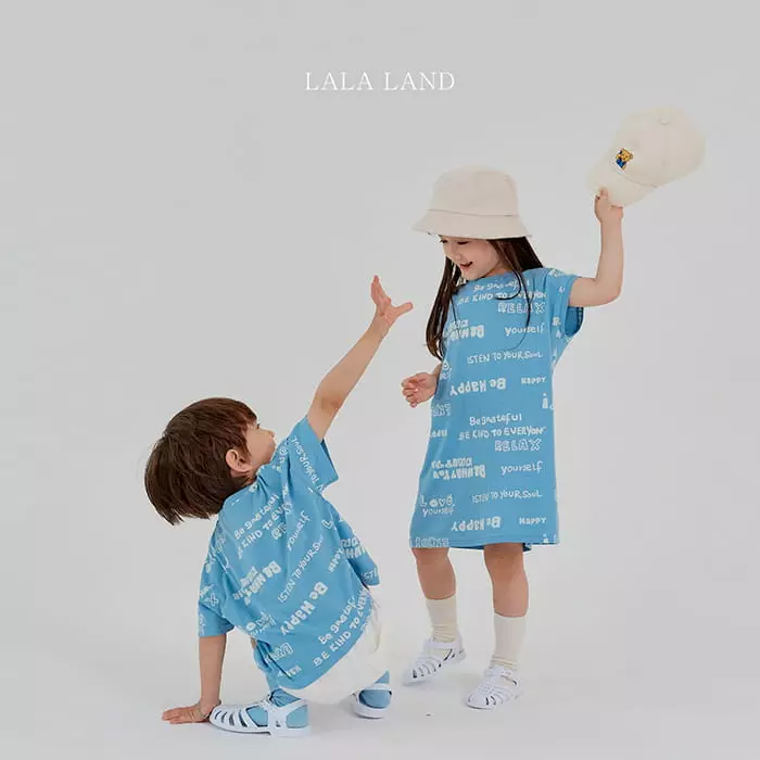 Lalaland - Korean Children Fashion - #kidzfashiontrend - Lettering Tee - 10