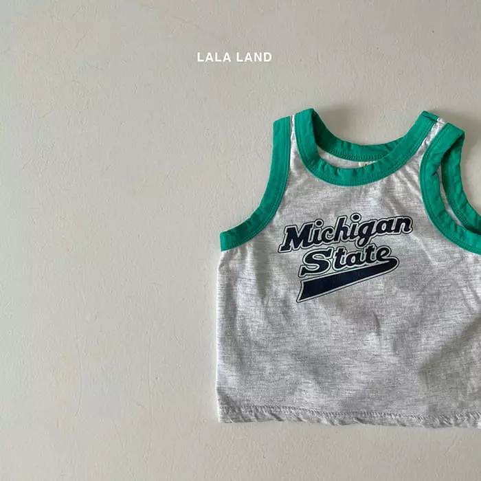 Lalaland - Korean Children Fashion - #magicofchildhood - Michigan Color Sleeveless - 2