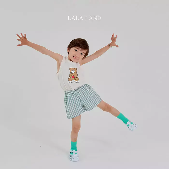 Lalaland - Korean Children Fashion - #minifashionista - Bear Gobang Top Bottom Set - 12