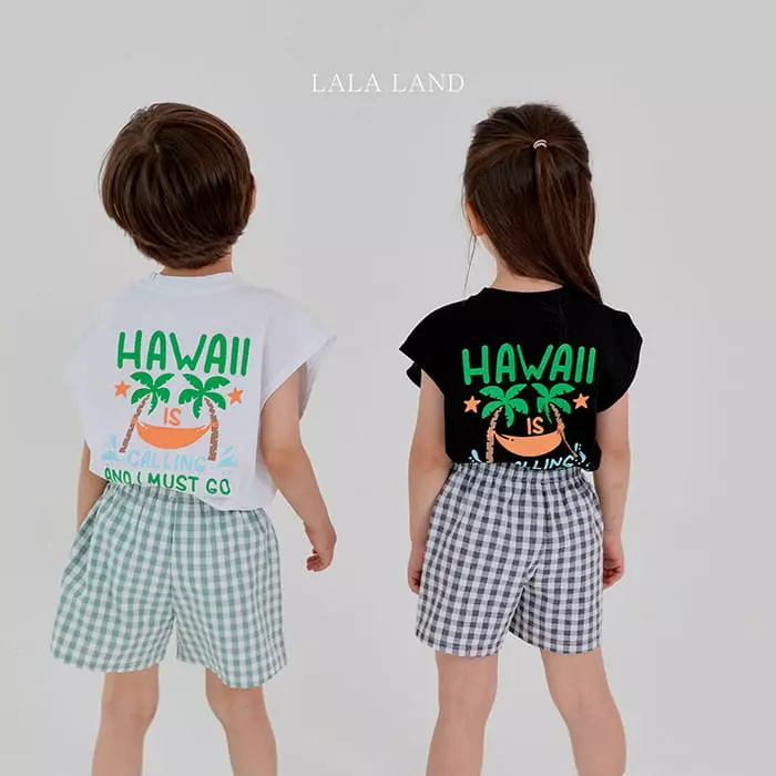 Lalaland - Korean Children Fashion - #minifashionista - Square Check Shorts - 8
