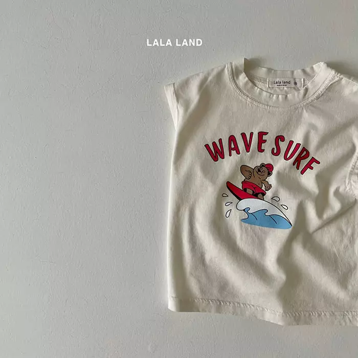 Lalaland - Korean Children Fashion - #prettylittlegirls - Wave Dunk Sleeveless - 3