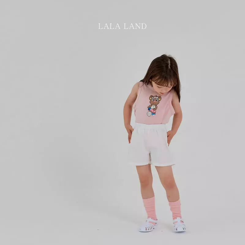 Lalaland - Korean Children Fashion - #stylishchildhood - Walking Bear Sleeveless - 8