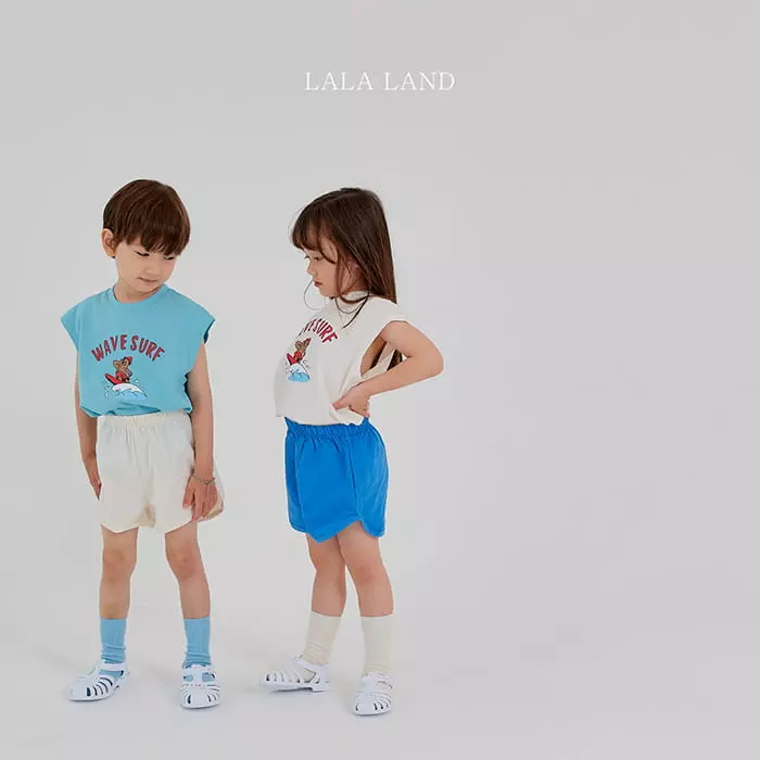 Lalaland - Korean Children Fashion - #stylishchildhood - Wave Dunk Sleeveless - 6