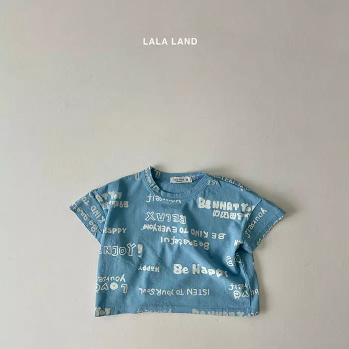 Lalaland - Korean Children Fashion - #stylishchildhood - Lettering Tee - 2