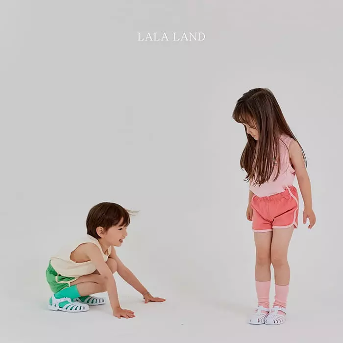 Lalaland - Korean Children Fashion - #todddlerfashion - Fruit Sleeveless Top Bottom Set - 12