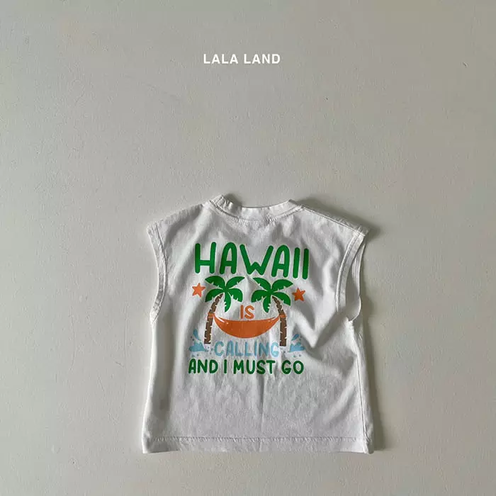 Lalaland - Korean Children Fashion - #todddlerfashion - Hawaii Dunk Sleeveless - 3