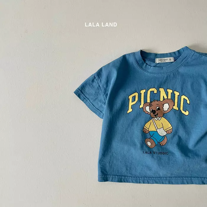 Lalaland - Korean Children Fashion - #toddlerclothing - Picnic Tee - 2