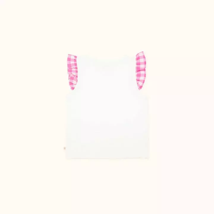 Le Bev - Korean Children Fashion - #Kfashion4kids - Ann Check Tee
