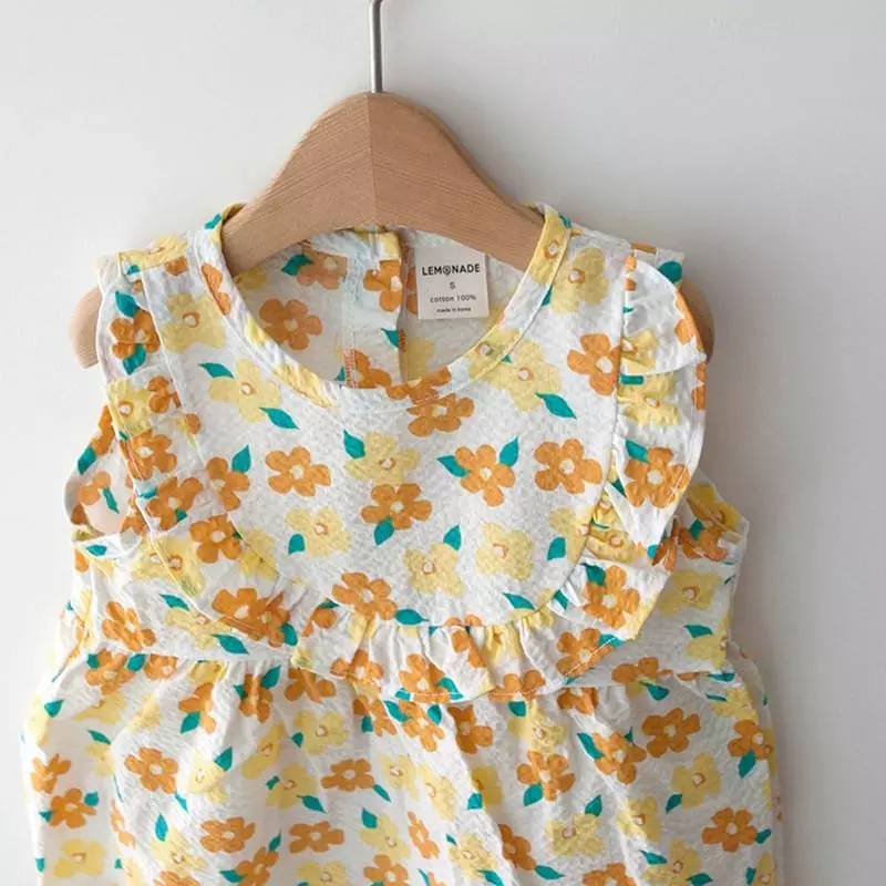 Lemonade - Korean Baby Fashion - #babyboutiqueclothing - Bella Bodysuit with Bonnet - 3