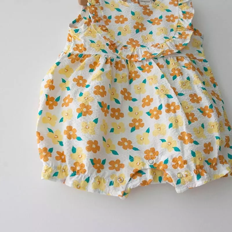 Lemonade - Korean Baby Fashion - #babyfashion - Bella Bodysuit with Bonnet - 5