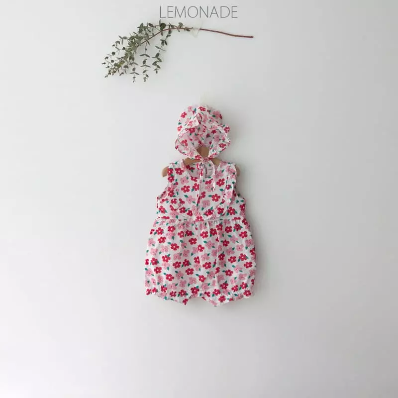Lemonade - Korean Baby Fashion - #babyoninstagram - Bella Bodysuit with Bonnet - 9