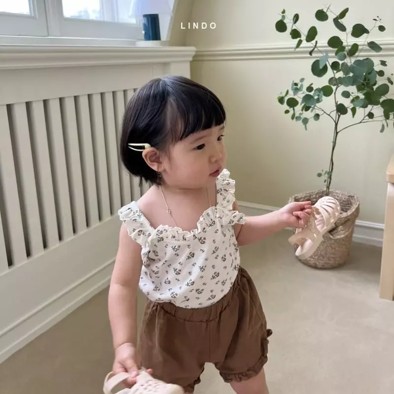 Lindo - Korean Children Fashion - #childofig - Mini Frill Sleeveless - 2