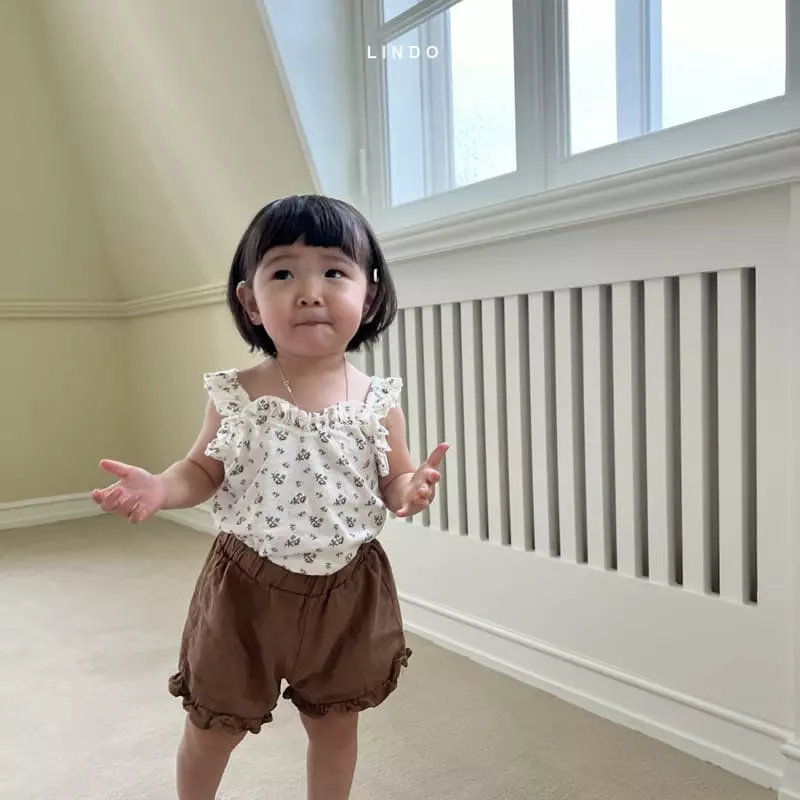 Lindo - Korean Children Fashion - #childofig - Mini Frill Sleeveless - 3