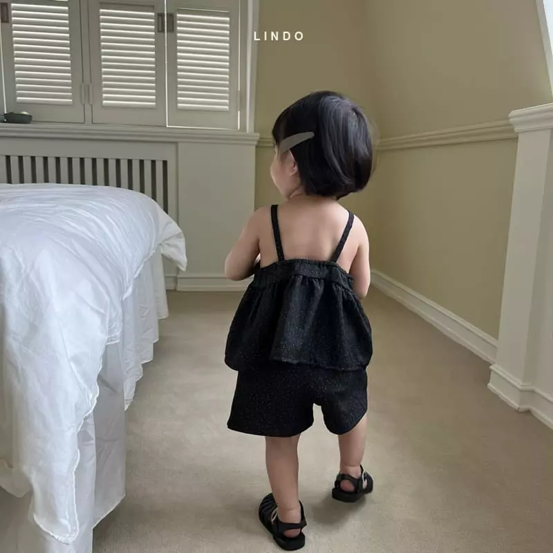 Lindo - Korean Children Fashion - #childrensboutique - Vanilla Bean Dot Top Bottom Set - 9