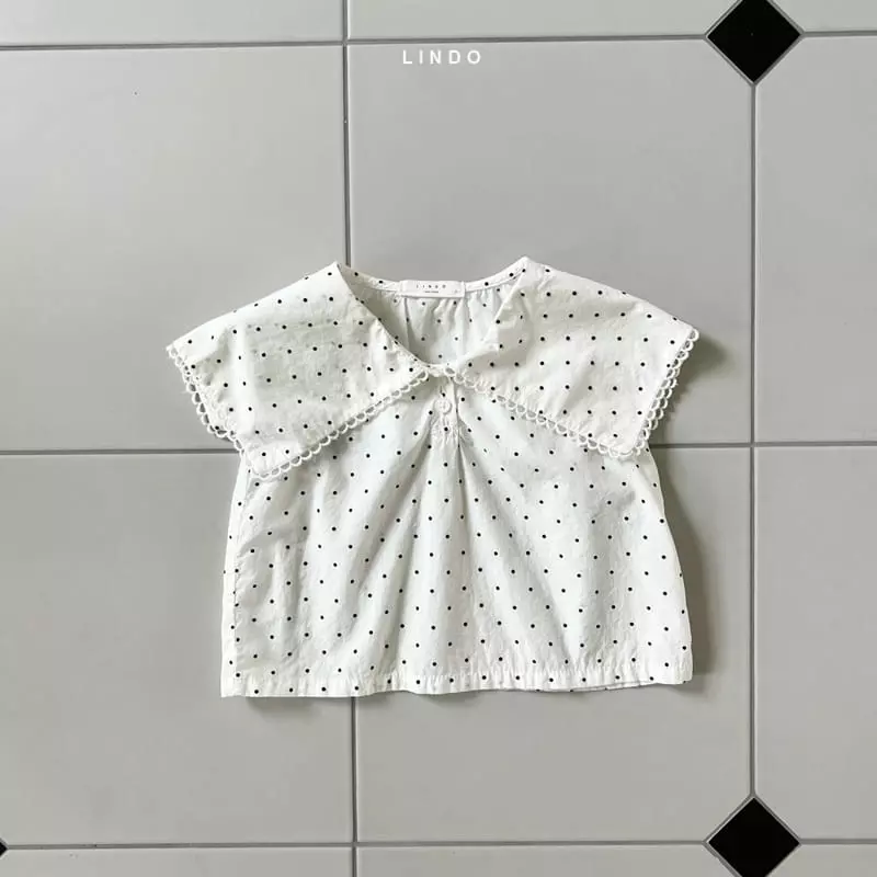 Lindo - Korean Children Fashion - #fashionkids - Big Collar Blouse - 2