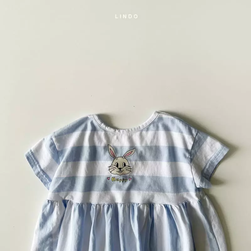 Lindo - Korean Children Fashion - #fashionkids - Barnie Barnie One-piece - 2