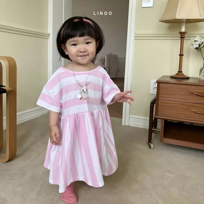 Lindo - Korean Children Fashion - #kidsshorts - Barnie Barnie One-piece - 4