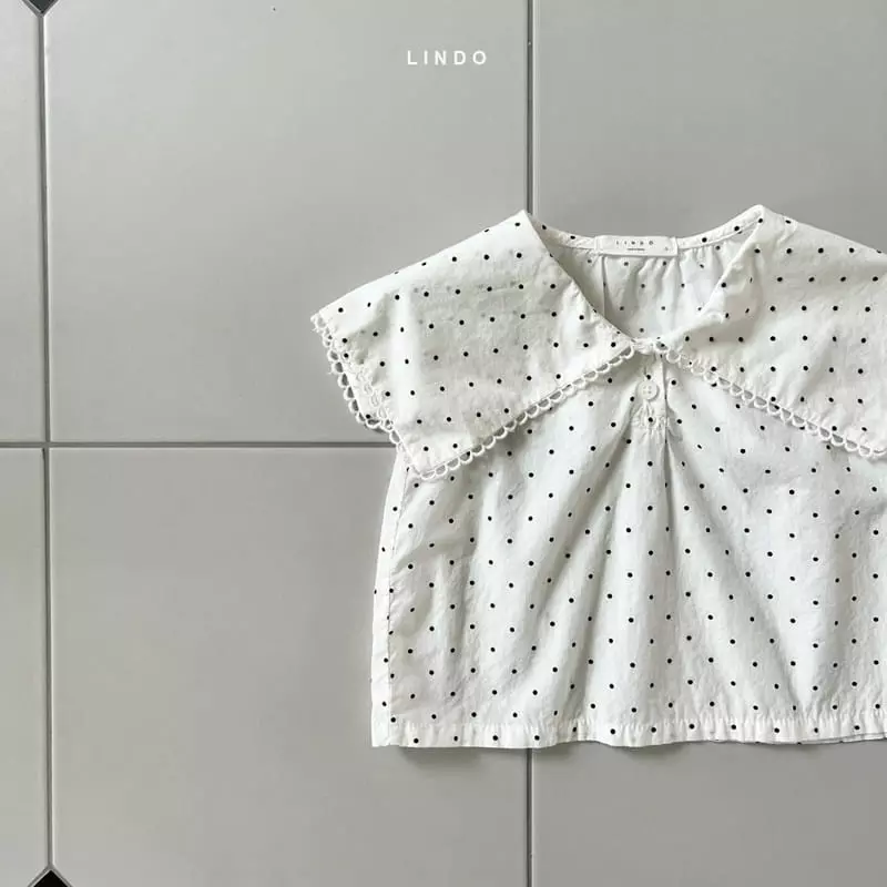 Lindo - Korean Children Fashion - #kidzfashiontrend - Big Collar Blouse - 5