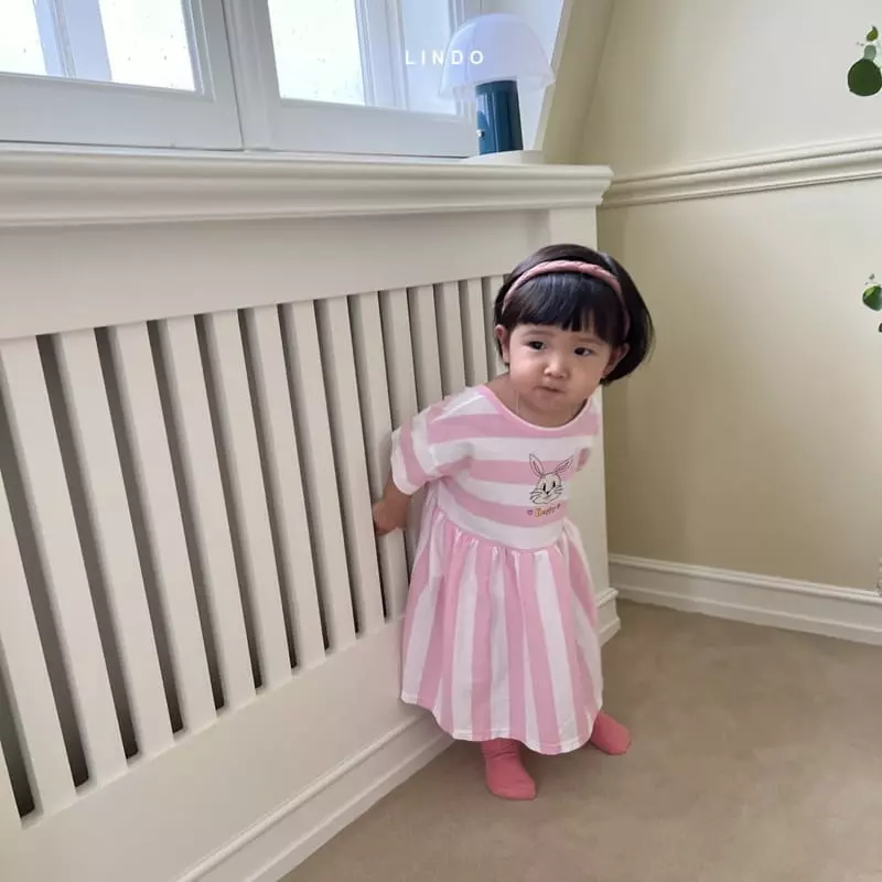 Lindo - Korean Children Fashion - #magicofchildhood - Barnie Barnie One-piece - 8