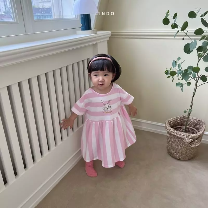 Lindo - Korean Children Fashion - #prettylittlegirls - Barnie Barnie One-piece - 10