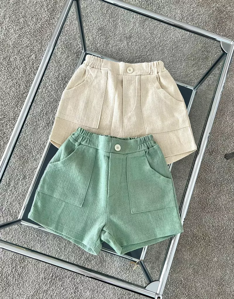 Littleb - Korean Children Fashion - #childofig - Lino Pocket Shorts - 8