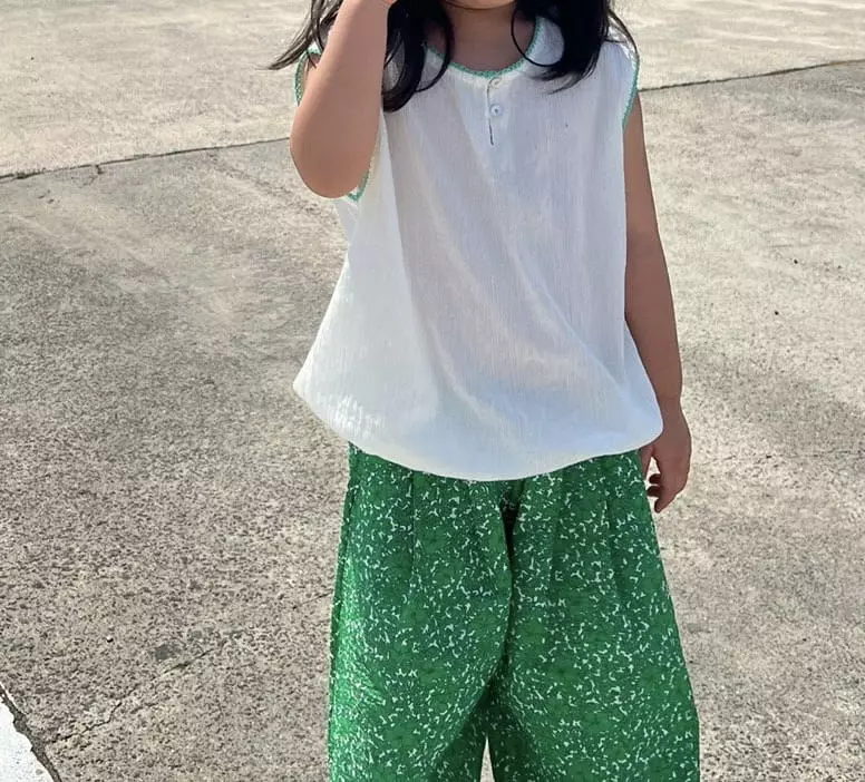 Littleb - Korean Children Fashion - #kidsshorts - Pin Blouse