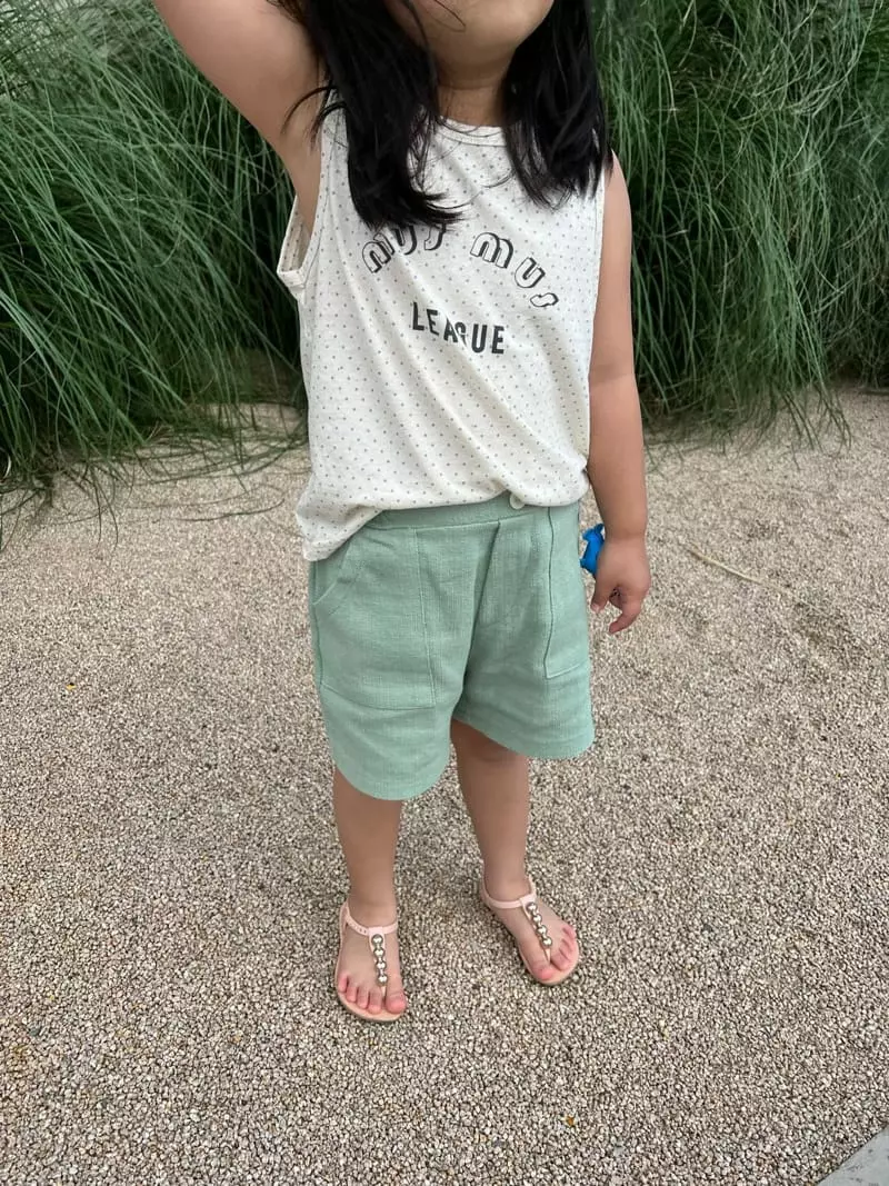 Littleb - Korean Children Fashion - #magicofchildhood - Lino Pocket Shorts - 2