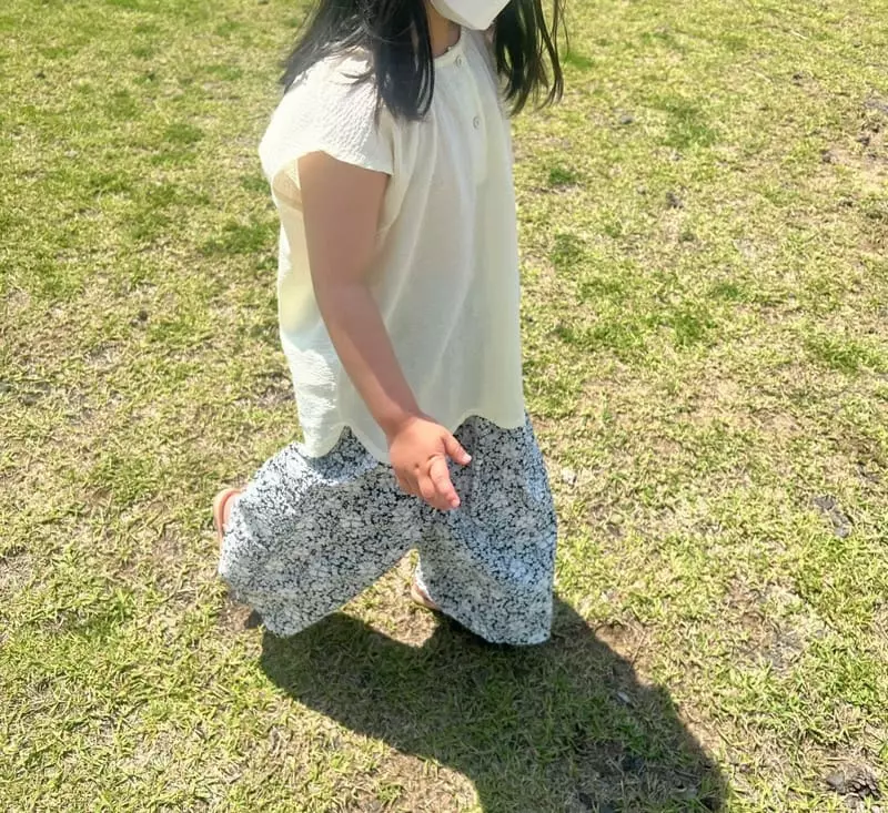 Littleb - Korean Children Fashion - #prettylittlegirls - Flower Pants - 5