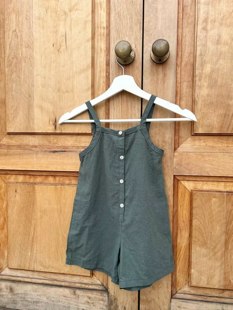 Littleb - Korean Children Fashion - #prettylittlegirls - Half Jumpsuit - 3